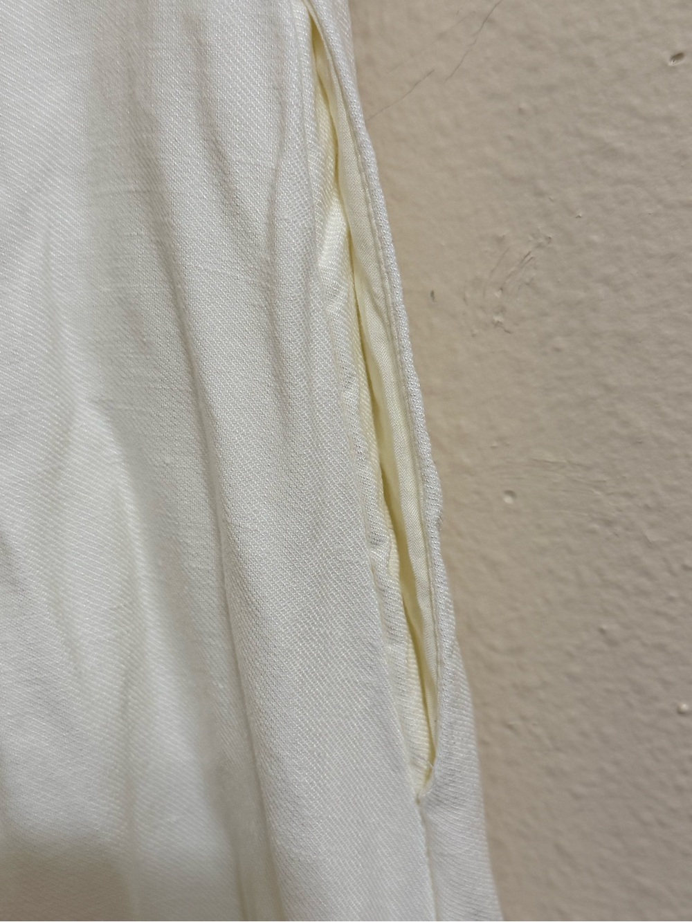 Anthropologie White Maxi A-Line Skirt size 0 pockets - Picture 3 of 5